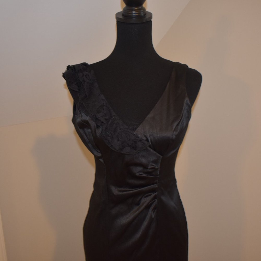 Sexy Rouched Sateen Dress